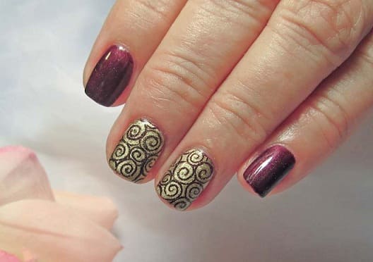 Модный дизайн ногтей гель-лаком