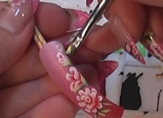 Видео по китайской росписи ногтей