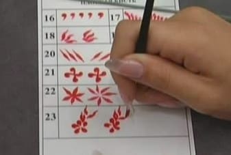 Обучение росписи ногтей кистями